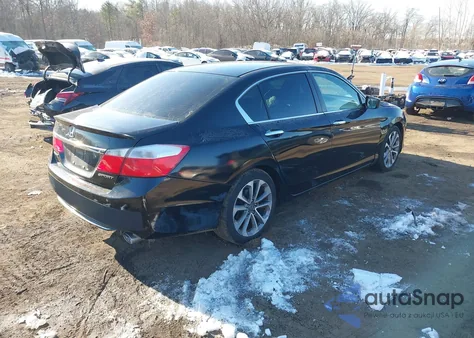 2013 Honda Accord Sport из США, поврежденный, VIN 1HGCR2F55DA280999